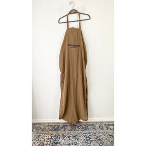 Burberry London England Tan Cotton Garment Bag Suit Cover Travel Carrier *